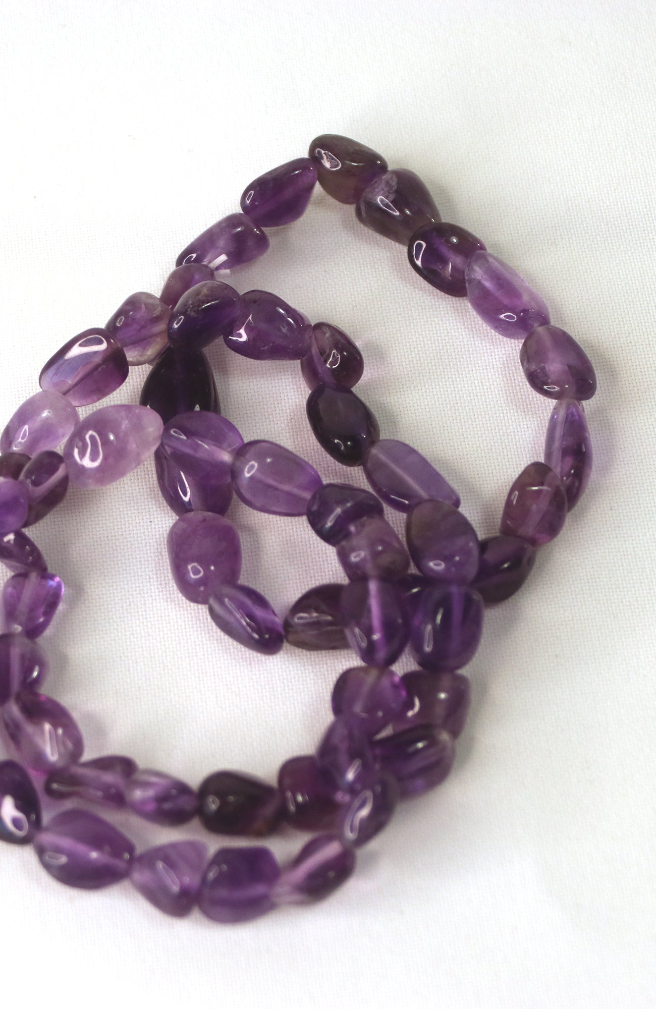 Amethyst 10mm Nugget HG Bracelet 452